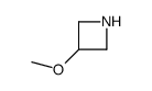 3-甲氧基-氮杂环丁烷结构式