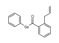 Se-phenyl 2-(2-propenyl)benzenecarboselenoate Structure