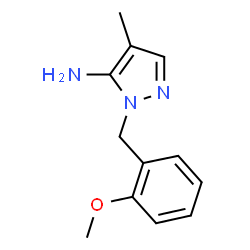 1-(2-Methoxybenzyl)-4-methyl-1H-pyrazol-5-amine Structure