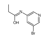 N-(5-BROMOPYRIDIN-3-YL)PROPIONAMIDE结构式