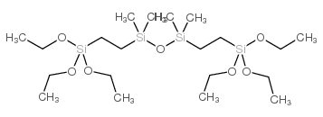 1,3-BIS(TRIETHOXYSILYLETHYL)TETRAMETHYLDISILOXANE Structure