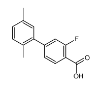 4-(2,5-dimethylphenyl)-2-fluorobenzoic acid Structure