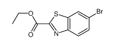 6-Bromo-2-benzothiazolecarboxylic acid ethyl ester Structure