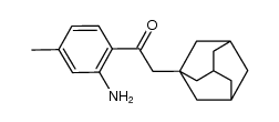 1-adamantyl(2'-amino-4-methyl)acetophenone Structure