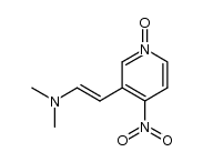 Dimethyl-[2-(4-nitro-1-oxy-pyridin-3-yl)-vinyl]-am structure