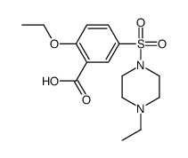 2-乙氧基-5-(4-乙基哌嗪-1-磺酰基)苯甲酸盐酸盐结构式