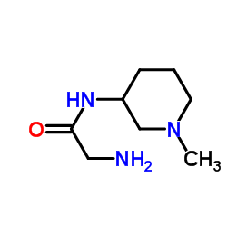 N-(1-Methyl-3-piperidinyl)glycinamide结构式