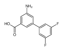 3-amino-5-(3,5-difluorophenyl)benzoic acid Structure