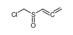 [(chloromethyl)sulfinyl]-1,2-propadiene Structure