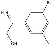 (2R)-2-AMINO-2-(3-BROMO-5-METHYLPHENYL)ETHAN-1-OL Structure