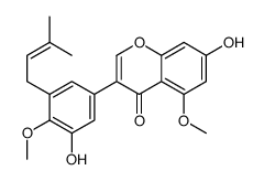 5,4'-dimethoxy-3'-prenylbiochanin A Structure