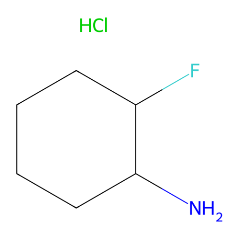 (1S,2R)-2-fluorocyclohexanamine;hydrochloride结构式