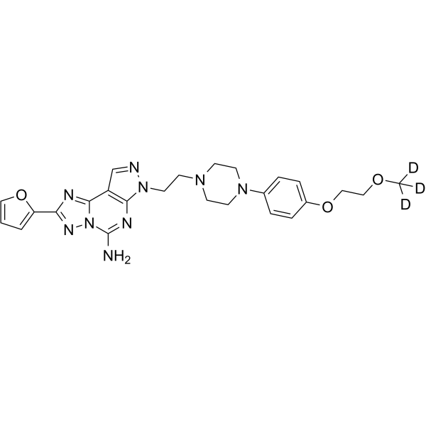 Preladenant-d3 Structure