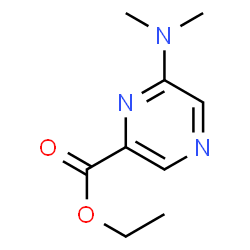 6-(Dimethylamino)-2-pyrazinecarboxylic acid ethyl ester Structure