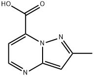2-methylpyrazolo[1,5-a]pyrimidine-7-carboxylic acid结构式
