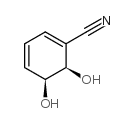 (+)-cis-2(r),3(s)-2,3-dihydroxy-2,3-dihydrobenzonitrile Structure