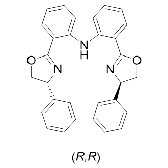 双(2-((R)-4-苯基-4,5-二氢噁唑-2-基)苯基)胺图片