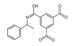 3,5-dinitro-N-(1-phenylethyl)benzamide Structure