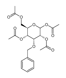 1,2,4,6-tetra-O-acetyl-3-O-benzylallopyranose结构式