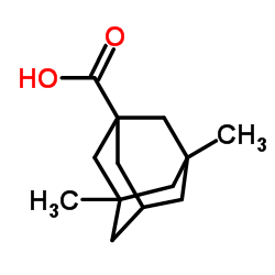 3,5-dimethyl-1-adamantanecarboxylic acid Structure