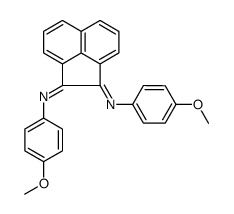 1-N,2-N-bis(4-methoxyphenyl)acenaphthylene-1,2-diimine Structure