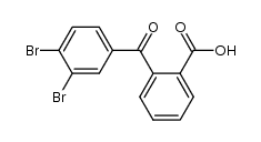 2-(3,4-Dibromobenzoyl)benzoic acid结构式