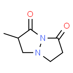 1H,7H-Pyrazolo[1,2-a]pyrazole-1,7-dione,tetrahydro-2-methyl- structure