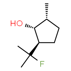 Cyclopentanol, 2-(1-fluoro-1-methylethyl)-5-methyl-, (1-alpha-,2-ba-,5-alpha-)- (9CI)结构式