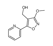 4-hydroxymethyl-3-methoxy-5-(pyridin-2-yl)isoxazole Structure