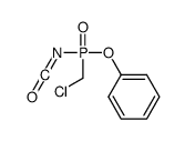 [chloromethyl(isocyanato)phosphoryl]oxybenzene结构式