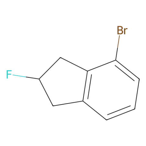 4-bromo-2-fluoro-indane Structure