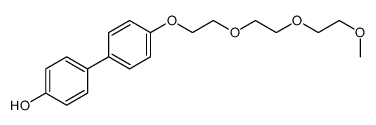 4-[4-[2-[2-(2-methoxyethoxy)ethoxy]ethoxy]phenyl]phenol Structure