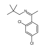 1-(2,4-dichlorophenyl)-N-(2,2-dimethylpropyl)ethanimine Structure