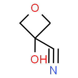 3-羟基氧杂环丁烷-3-腈结构式