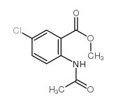 methyl 2-acetamido-5-chlorobenzoate Structure