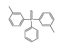 bis(3-methylphenyl)-phenyl-sulfanylidene-λ5-phosphane Structure