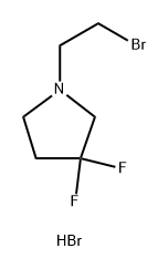 1-(2-bromoethyl)-3,3-difluoropyrrolidine hydrobromide图片