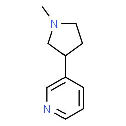 Pyridine, 3-[(3R)-1-methyl-3-pyrrolidinyl]- (9CI) Structure