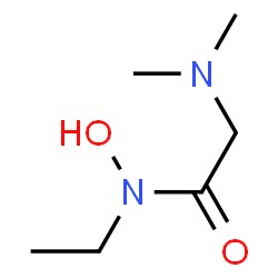 Acetamide, 2-(dimethylamino)-N-ethyl-N-hydroxy- (9CI)结构式