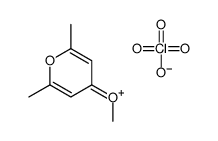 (2,6-dimethylpyran-4-ylidene)-methyloxidanium,perchlorate Structure