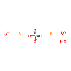 potassium uranyl sulfate Structure