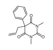 1,3-Dimethyl-5-phenyl-5-(2-propenyl)-2,4,6(1H,3H,5H)-pyrimidinetrione结构式