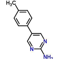 5-对-甲基苯嘧啶-2-胺结构式