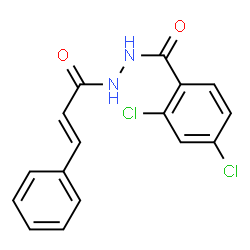 2,4-dichloro-N'-cinnamoylbenzohydrazide structure