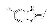 2-Benzothiazolamine,5-chloro-N-methyl-(9CI)结构式