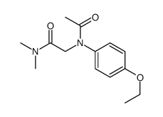 2-(N-(P-ETHOXYPHENYL)ACETAMIDO)-N,N-DIMETHYLACETAMIDE structure