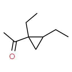 Ethanone, 1-(1,2-diethylcyclopropyl)- (9CI) structure