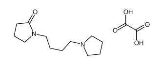 oxalic acid,1-(4-pyrrolidin-1-ylbutyl)pyrrolidin-2-one结构式