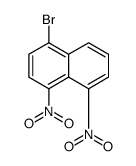 1-bromo-4,5-dinitronaphthalene结构式