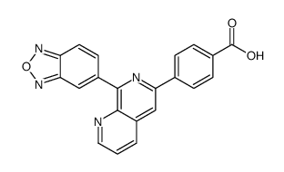 4-[8-(2,1,3-benzoxadiazol-5-yl)-1,7-naphthyridin-6-yl]benzoic acid picture